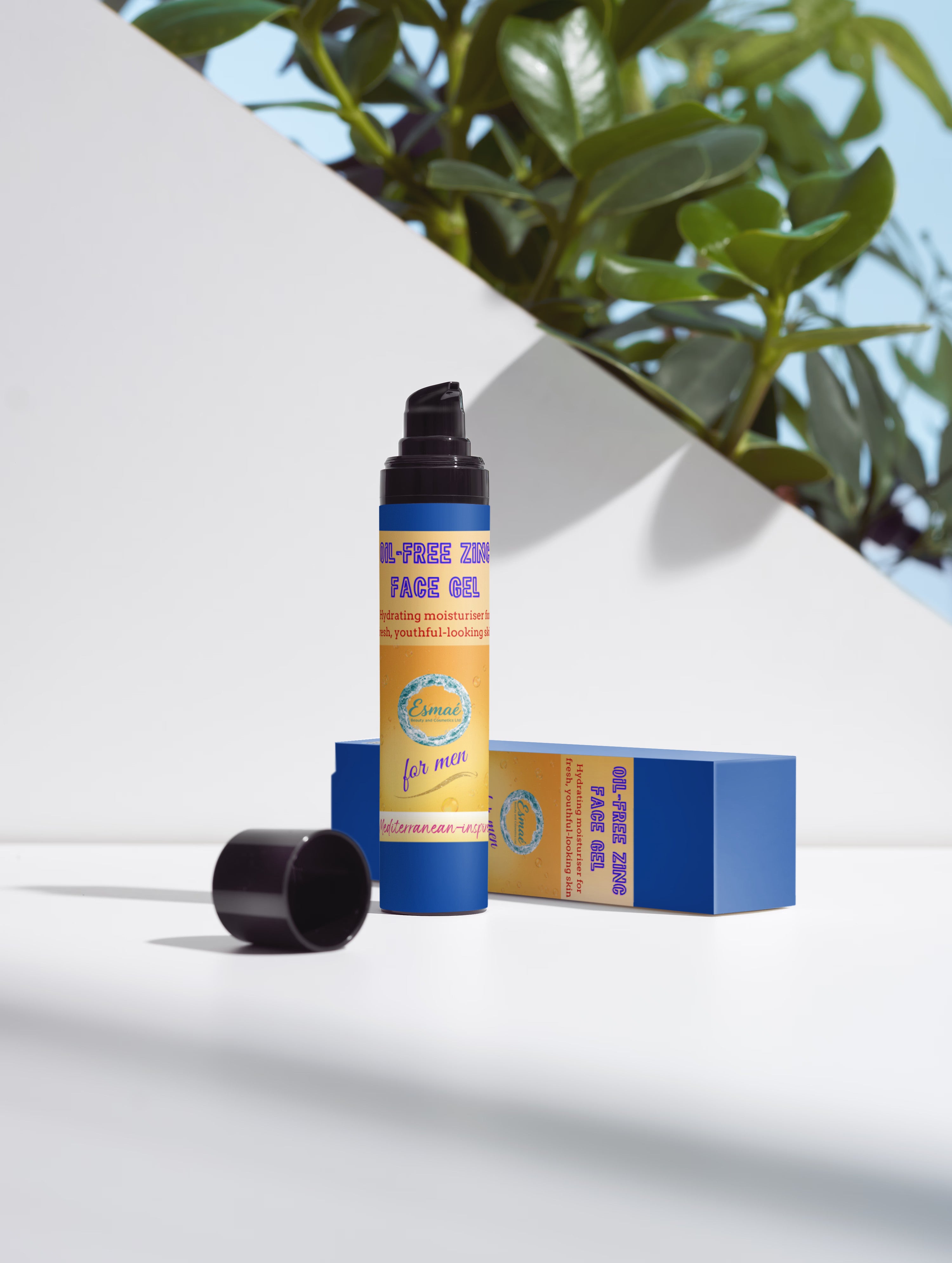Oil-Free Zinc Face Gel for Men