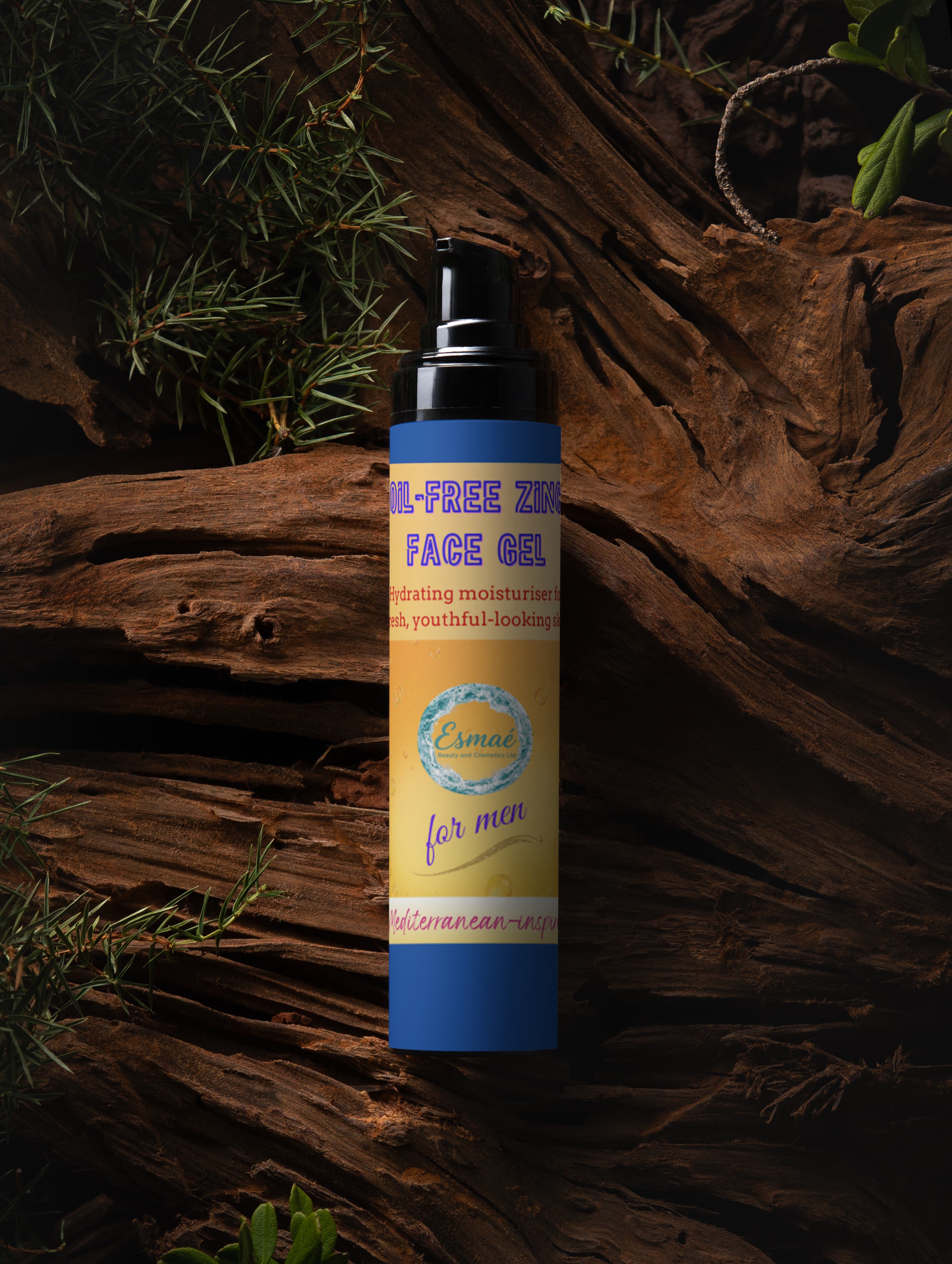 Oil-Free Zinc Face Gel for Men
