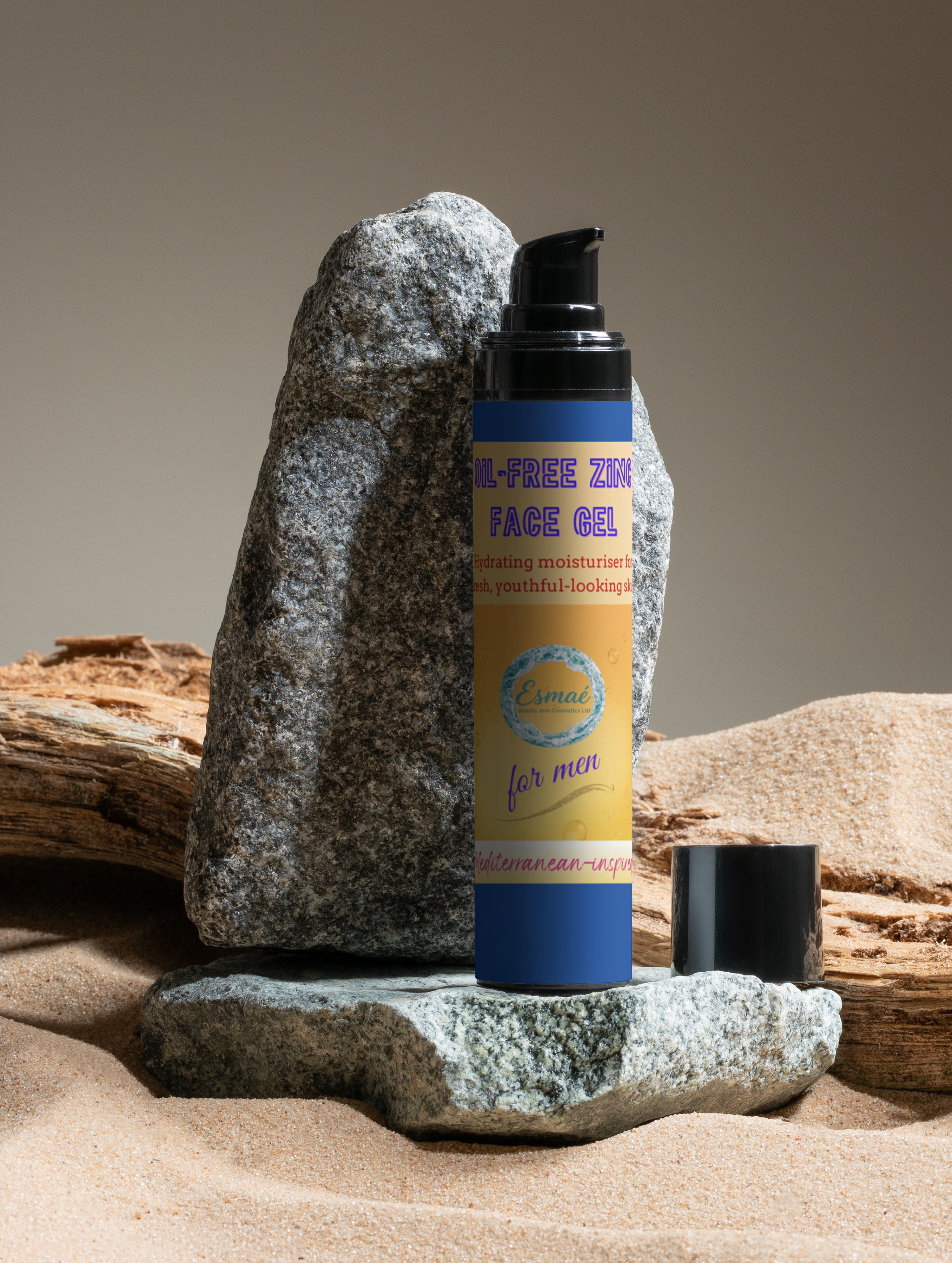 Oil-Free Zinc Face Gel for Men