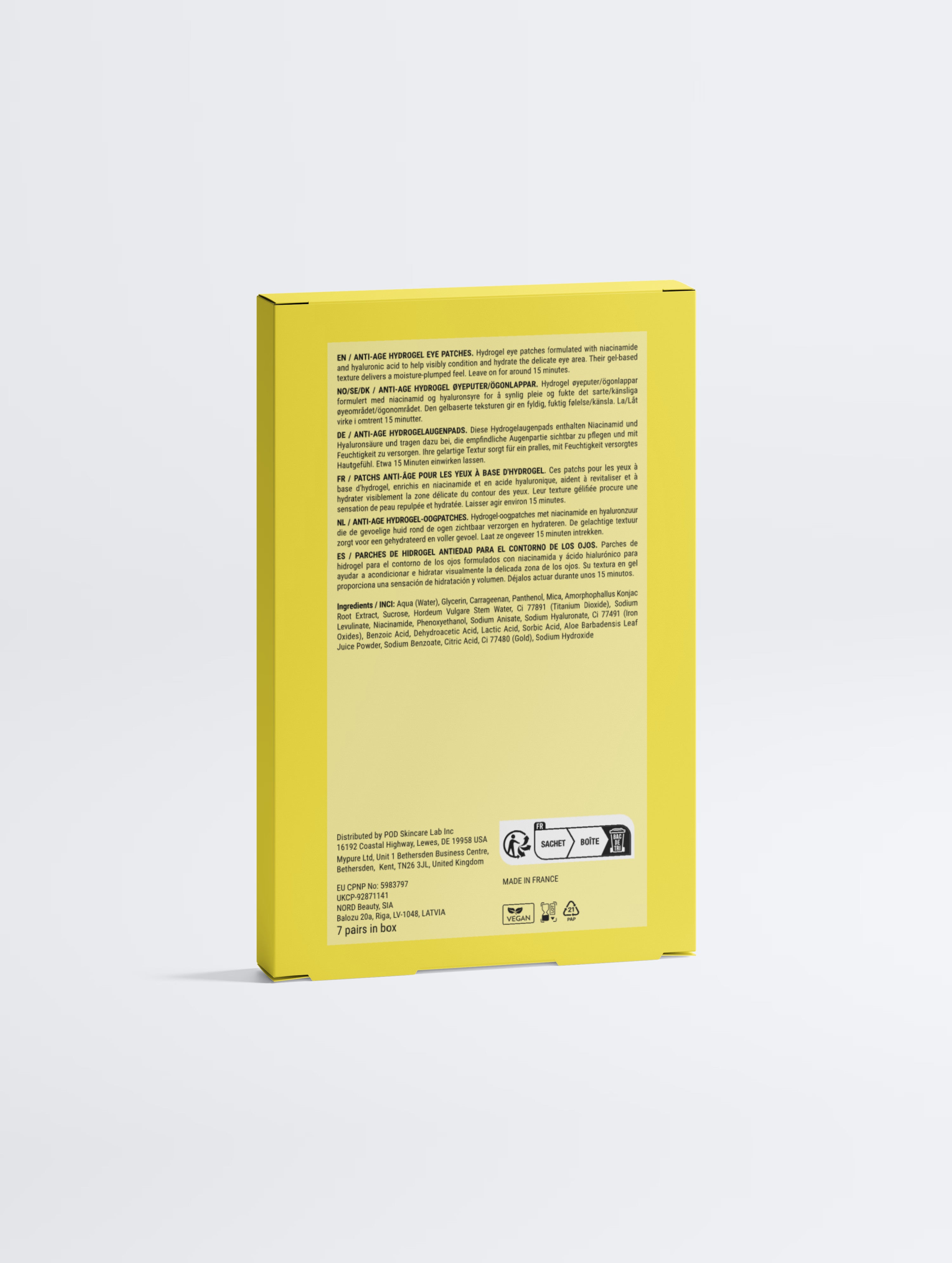 Anti-Age Hydrogel Eye Patches