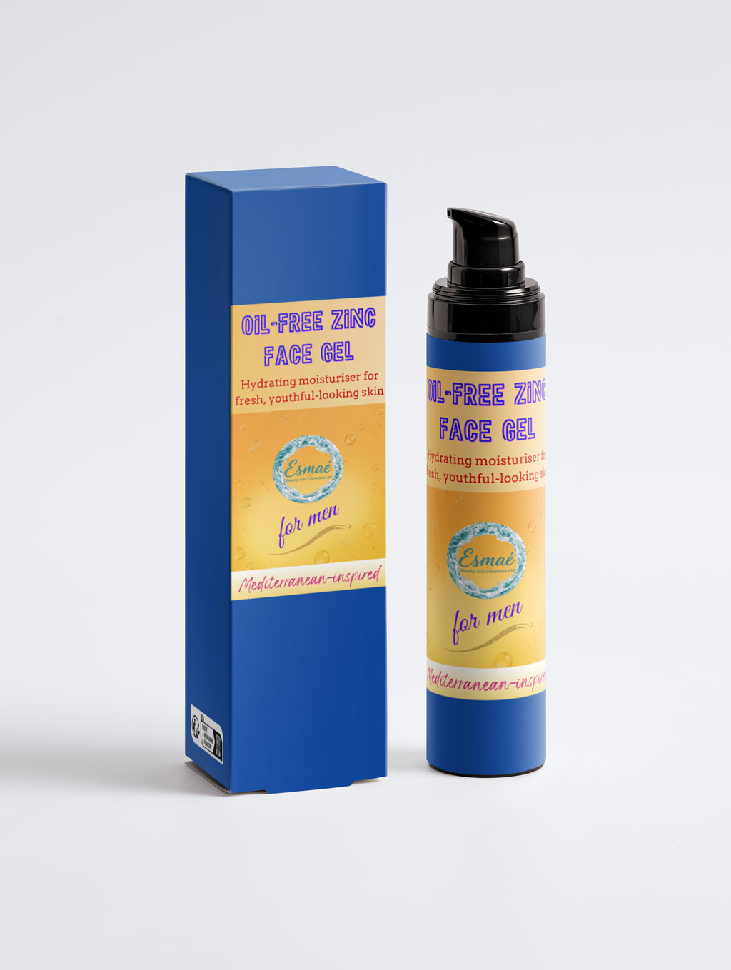 Oil-Free Zinc Face Gel for Men